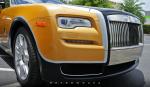 Rolls-Royce Phantom Black & Yellow by MetroWrapz 2016 года